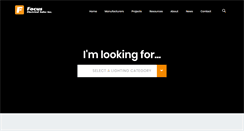 Desktop Screenshot of focuselectrical.com