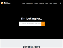 Tablet Screenshot of focuselectrical.com
